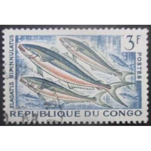 Congo N°145 Poissons Oblitéré