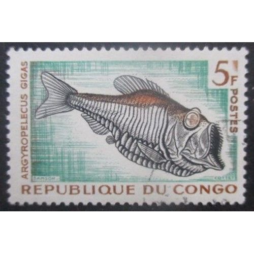 Congo N°146 Poisson Oblitéré