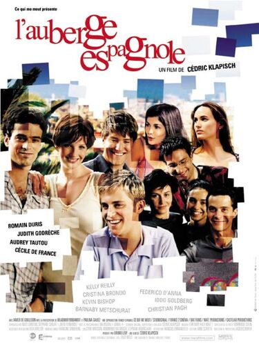 L'Auberge Espagnole Affiche Cinéma Originale Roulée Petit Format 53x40cm Cédric Klapisch, Romain Duris, Cécile De France, Judith Godrèche