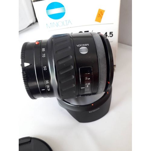 MINOLTA OBJECTIF AF 24-85/3.5-4.5 SONY A MOUNT MINOLTA AF