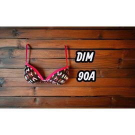 Dim 90 A Soutien Gorge Kaki Rose Blanc Soutif Lingerie Dessous Femme