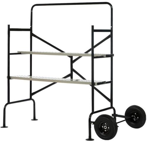 Echafaudage roulant avec garde-corps pliable et ajustable - EasyWork