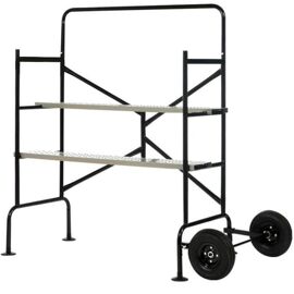 Echafaudage roulant avec garde-corps pliable et ajustable - EasyWork