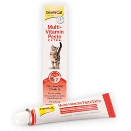 Apt-Pâte Multi-Vitamin Extra - Snack Pour Chats Avec Du Bêta-Glucane, Des Oméga-3 Et Oméga-6 Pour Une Protection Cellulaire Saine - 1 Tube (1 À 200 G)