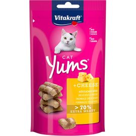 Apt-Vitakraft - Cat Yums - Friandises Chat Moelleuses Au Fromage - Alimentation Pour Chat - Sachet Fraîcheur De 40 G (Lot De 8)
