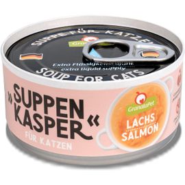 Apt-Boîte À Soupe Au Saumon, Snacks Ou Nourriture Pour Chats, Contre Les Petites Faims, Friandises Pour Un Apport Supplémentaire En Liquide, Sans Céréales Et Sans Sucres, 12 X 70 G