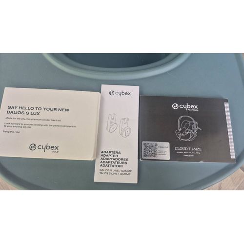 Pack Cybex Avec Poussette Balios S Lux, Siège Auto T-Size, Deux Habillages Pluies Et Un Nid D'Ange De Marque Natoo