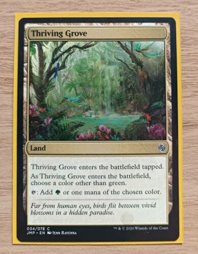 Mtg. Magic The Gathering. Thriving Grove. Jumpstart.