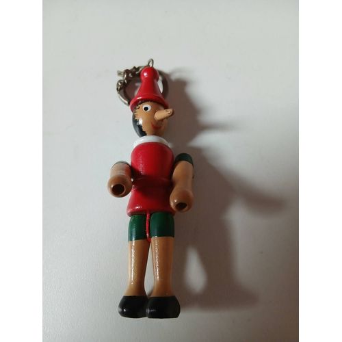 Porte-Clés En Bois Pinocchio