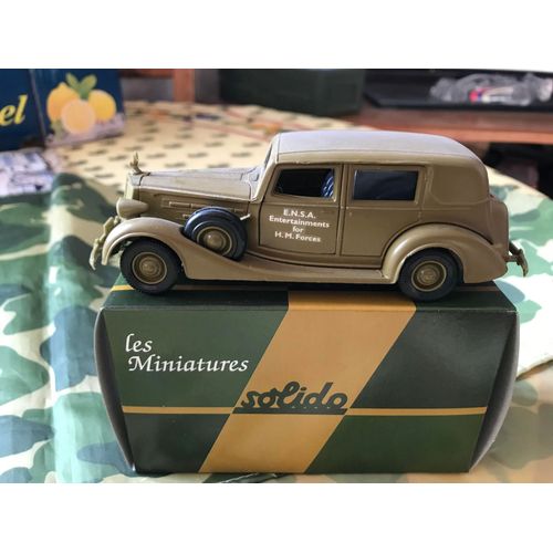 Vehicule Militaire Packard 1937 Version Hm Forces 1/43eme En Zamac De La Marque Solido -Solido-Solido