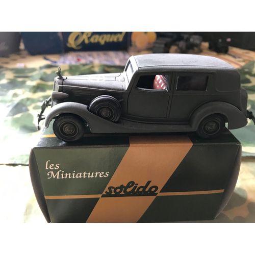 Vehicule Militaire Packard 1937 Version Hq 1/43eme En Zamac De La Marque Solido -Solido-Solido