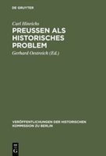 Preussen Als Historisches Problem