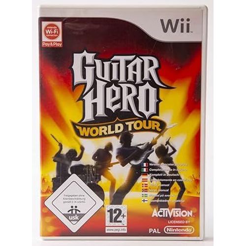 jeu video guitar hero world tour nintendo wii pal