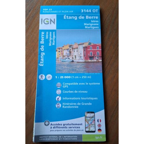 Carte Top 25 3144ot Étang De Berre