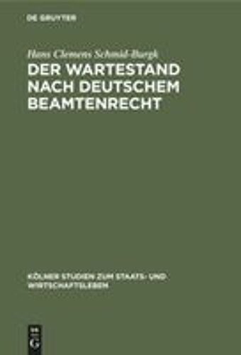Der Wartestand Nach Deutschem Beamtenrecht