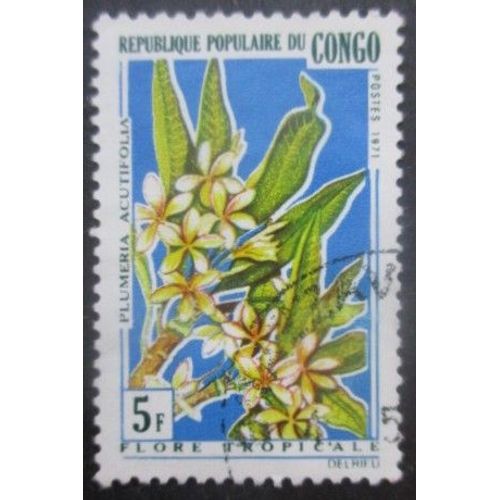 Congo N°285 Fleurs Oblitéré