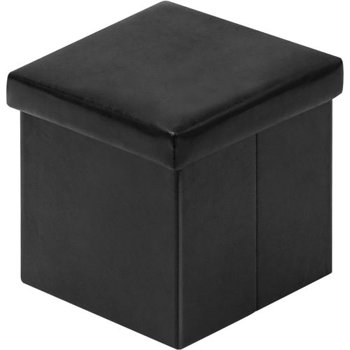 Tianyi-Coffre A Jouets Poufs Et Repose Pieds Chevet De Lit Meuble Salon Volume De 20 L Rangement Jouet Enfant Limite De Poids 150kg (Noir-1)