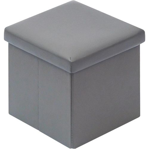 Apt-Coffre A Jouets Poufs Et Repose Pieds Chevet De Lit Meuble Salon Volume De 20 L Rangement Jouet Enfant Limite De Poids 150kg (Gris-1)