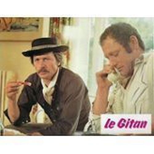 Le Gitan - Alain Delon - Annie Girardot - José Giovanni - Paul Meurisse - 12 Photos D'exploitation Du Film En Couleur 23,5x29 Cm - 1975