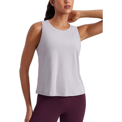 Slep-Femme Coton Pima Débardeur Ample Sans Manches Haut De Yoga Fitness Tank Top