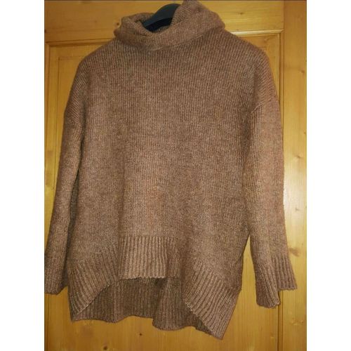 Pull Col Roulé H Et M Laine Et Alpaga