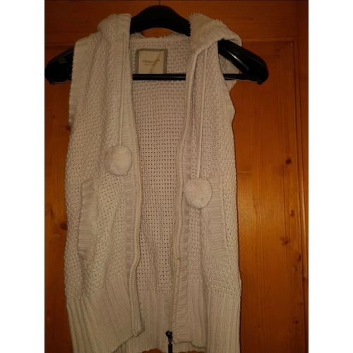 Gilet Sans Manche Avec Pompons