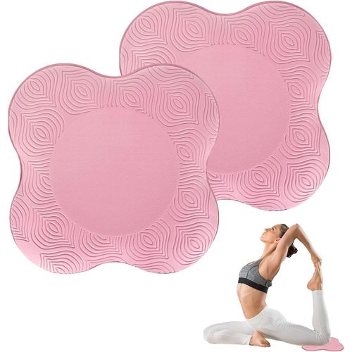 Slep-2 Pièces Genouillère De Yoga Coussin De Genou Pad Genouillère, Tapis De Yoga Genouillères Léger, Antidérapantes Pilates Accessoires Pour Protéger Les Genoux, Les Poignets Et Les Coudes