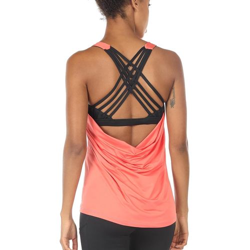 Slep-Femme Débardeur De Sport 2 En 1 - Débardeur Sans Manches Avec Soutien-Gorge Intégré, Fitness Yoga Tank Top