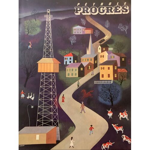 Revue Pétrole Et Progrès. 1950 À 1964.