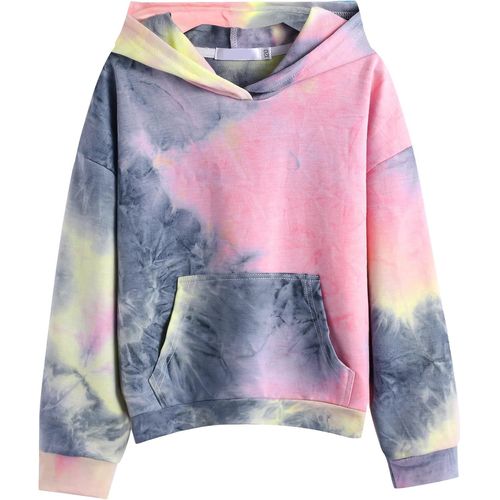 Slep-Fille Sweats À Capuche Batik Enfant Hoodie Manches Longues Mode Décontractée Automne Hiver Capuche Sweatshirt Pour Filles