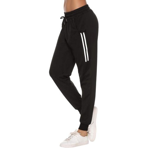 Jexnovashop-Pantalons De Sport Femme Jogging Femme Coton Pantalons De Survêtement Pantalon Jogging Femme Pants Avec Poches Per Fitness Sport S-Xxl