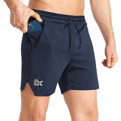 Slep-Shorts De Sport Légers À Poche Zippée Pour Hommes, Shorts De Course À Pied Et De Fitness À Séchage Rapide Pour Hommes