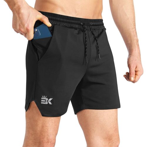 Slep-Shorts De Sport Légers À Poche Zippée Pour Hommes, Shorts De Course À Pied Et De Fitness À Séchage Rapide Pour Hommes
