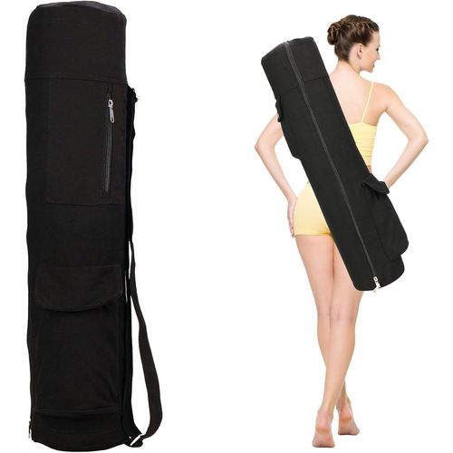 Slep-Sac Pour Tapis De Yoga Avec Bandoulière Réglable - Grand Sac À Dos Imperméable Pour Accessoires, Rangement De Tapis De Gym Et Pilates - Fonctionnel