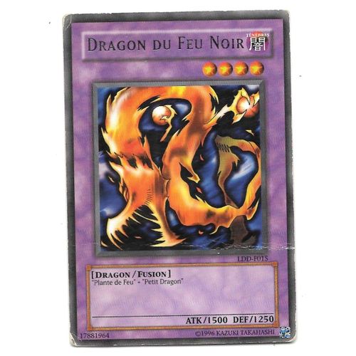 Dragon Du Feu Noir Ldd-F015 - Carte Yu-Gi-Oh !