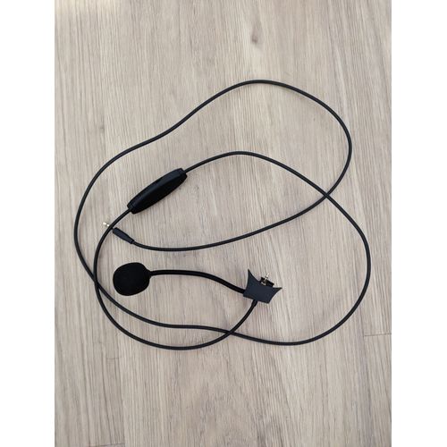 FULAIM Micro Boom Compatible avec Bose QuietComfort 35 (QC 35) et Quiet Comfort 35 II (QC35 II) avec contrôle du volume et interrupteur muet pour PC, PS4 PS5 Xbox One Controller, téléphone