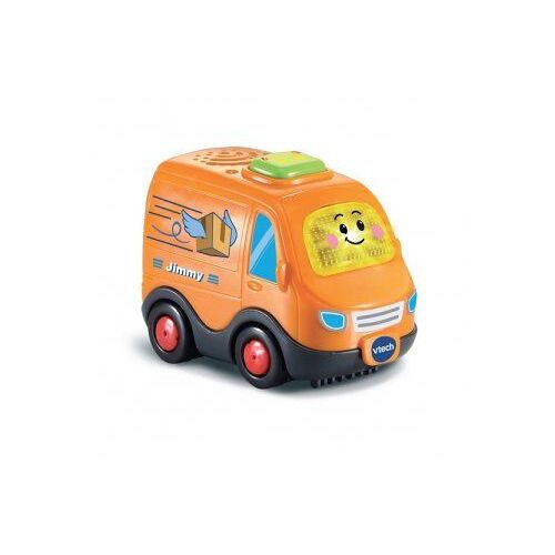 Tut Tut Bolides surprise : Jimmy livreur de colis - Vehicule interactif, version FR - Set Jouet Petit Camion Bebe et carte