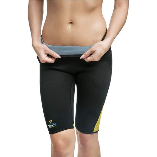 Slep-Short De Sudation Amincissant Et Tonifiant ¿ Objectif Ventre Plat Et Cuisses Fines - Offerts : Housse, Noir