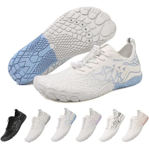 Chaussures Sleps Aquatiques Té De Bain Léger Respirant D'eau Séchage Rapide De Plage Pieds Nus