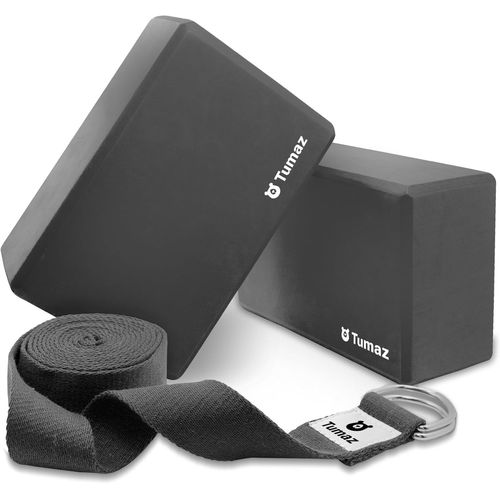 Slep-Briques De Yoga Lot 2 Avec Sangle De Yoga De Qualité Supérieure [Poids Léger, Antidérapante, Extra-Durable, Haute Densité] Avec Livre Électronique D'instructions Pour Le Yoga Et Le Pilates