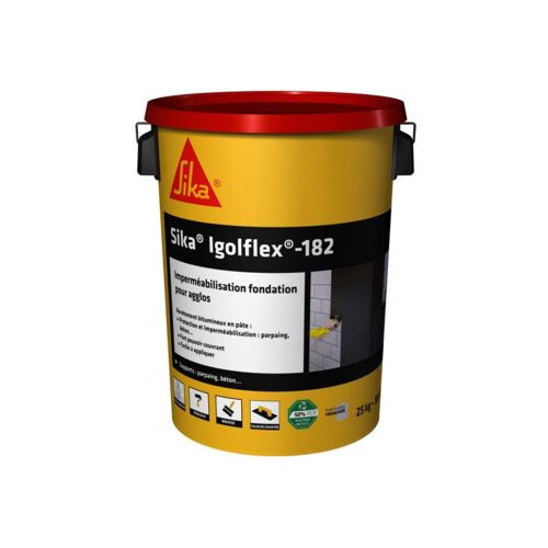 Imperméabilisant des fondations pour agglos SIKA Igolflex-182 - Noir - 25kg