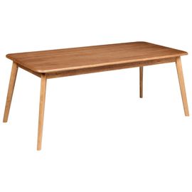 Table De Repas Keho Chêne Foncé 200 Cm 90 Cm