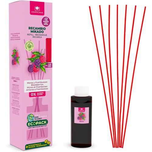 KALANKA-| Recharge Désodorisant Maison 85ml | 100% pur | longue durée 12 semaines | 85ml | 0% alcool (85ml, Mûres et framboises)