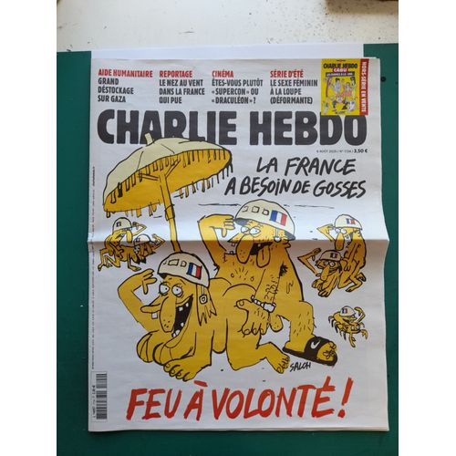 Charlie Hebdo Numéro 1724 - 6 Août 2025
