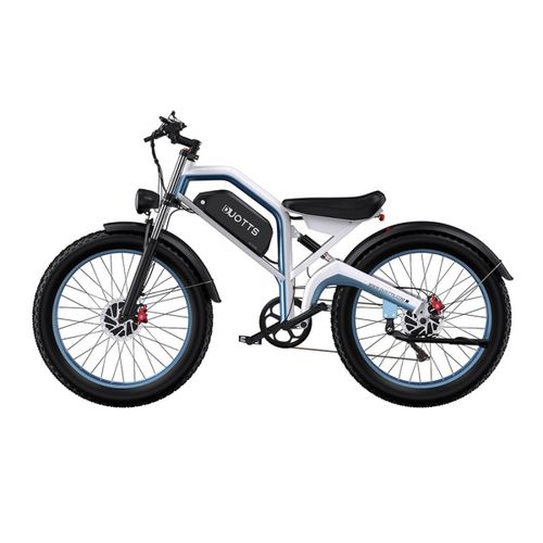 Vélo Électrique Duotts N26, 750 W, 2 Moteurs, 55 Km/H, Pneus Larges 26 Pouces, Batterie Samsung 48 V 20 Ah, Bleu