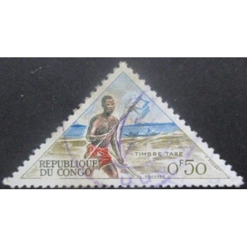 Congo Taxe N°34 Oblitéré