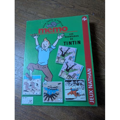 Tintin Memo Game Jeux Nathan 1994 complet