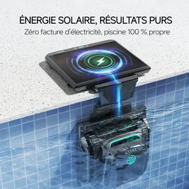 URGENT - Wybot S2 SOLAR VISION Robot de piscine sans fil panneau solaire, caméra IA, appli mobile