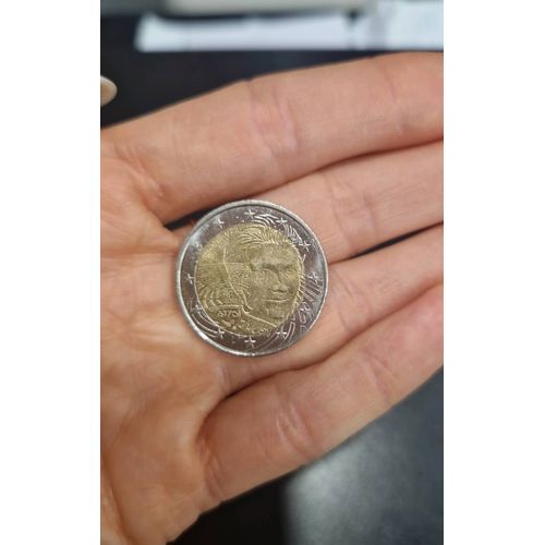 Pièce De Collection 2€ Simone Veil 1927 - 2017. Poinçon Et Mention 78651 Bien Net