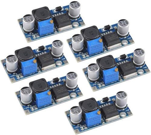 6 Piece LM2596 DC Converter DC 3.0-40V to 1.5-35V Power Supply Module Step-Down